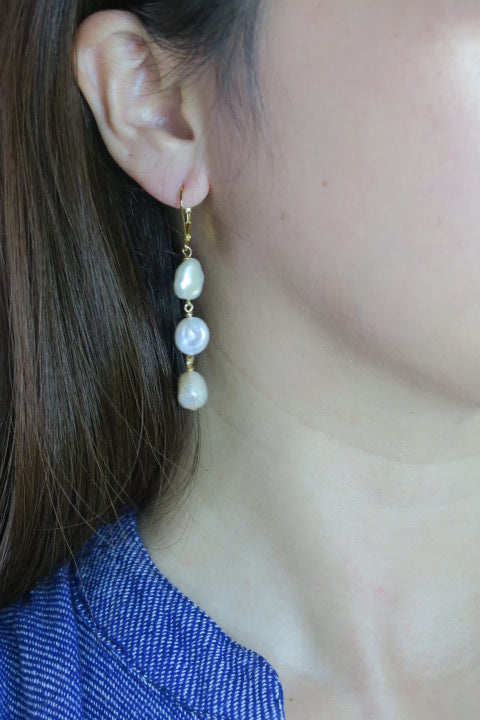 Birnie gold plated earring