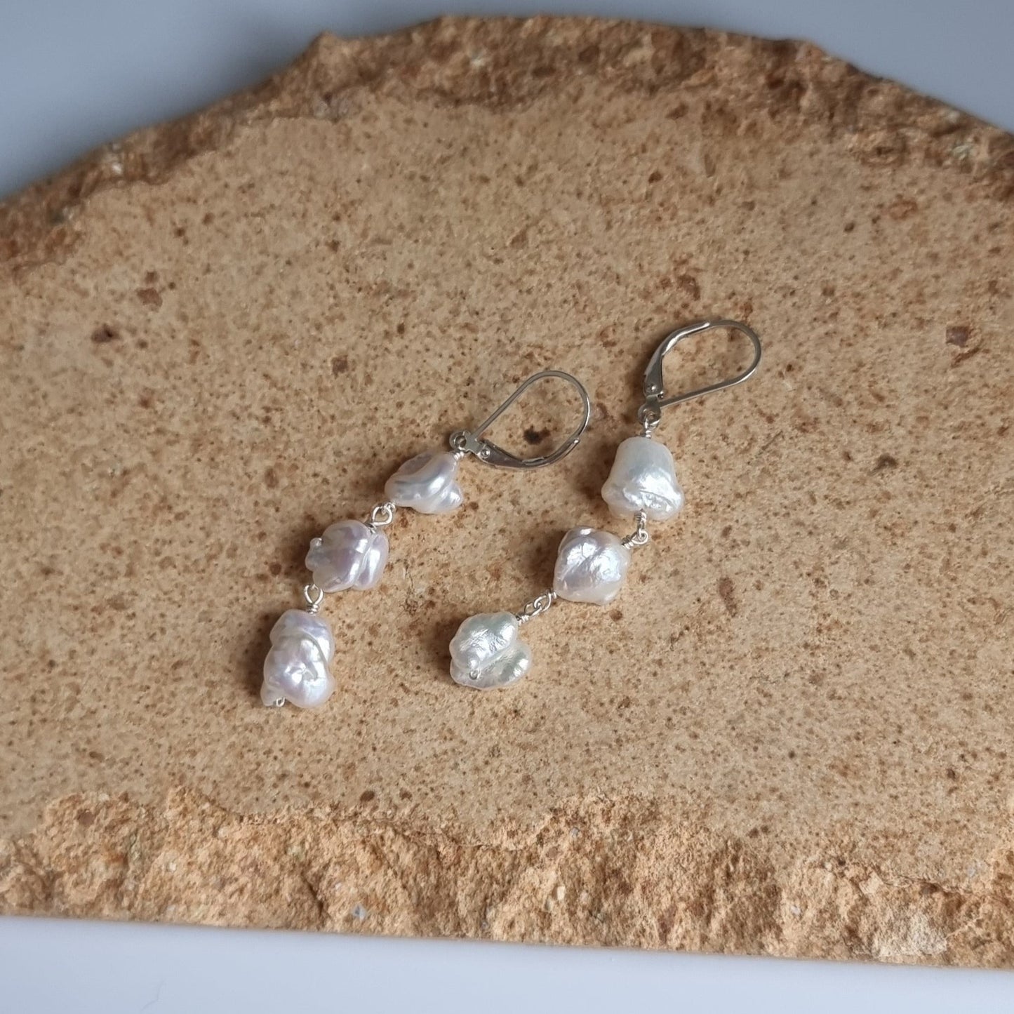 Royal Gramma silver earring